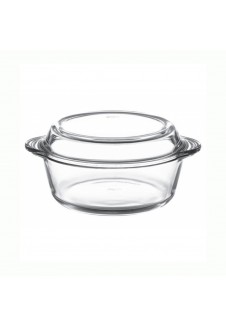 Borcam Round Casserole With Cover 2175 ml