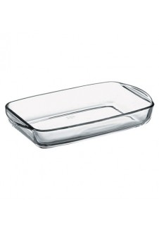 Borcam Rectangular Tray With Handle 2000 ml