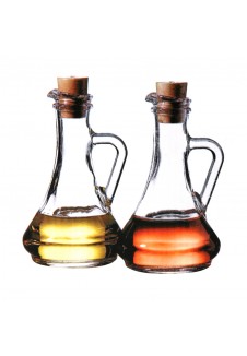 Olivia Oil/Vinegar Bottle With Cork, 2 pcs Set, 260 ml
