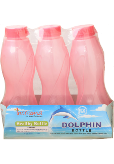 Incrizma Bottles Dolphin Set Of , Pink , 3 Pcs