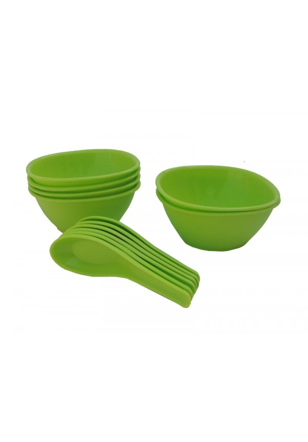  Incrizma 12 Pcs Soup Set , Lime Green