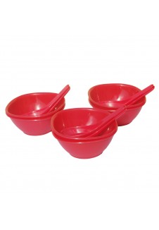  Incrizma 12 Pcs Soup Set , Red