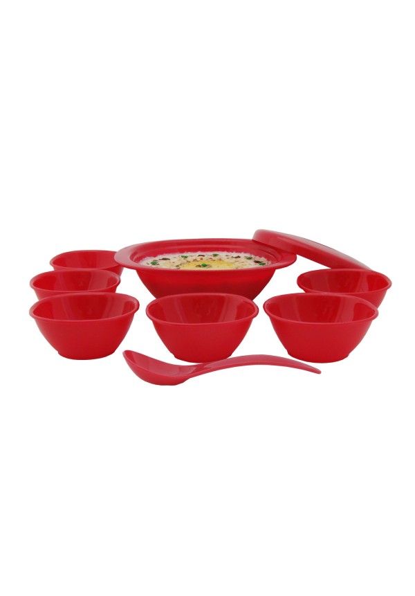  Incrizma 9 Pcs Pudding Set , Red