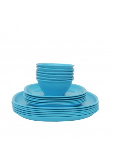 Incrizma Pack of 18 Dinner Set Square, Blue