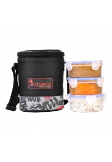 Incrizma Yummy Trio Lunch Box with Three Containers